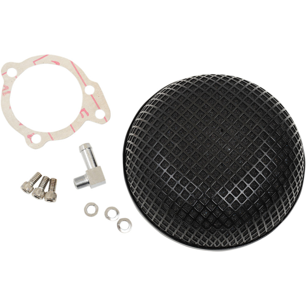 2008-2016 for Harley Fat Bob FXDF Bob Air Cleaner Black Super E and G Carburetor