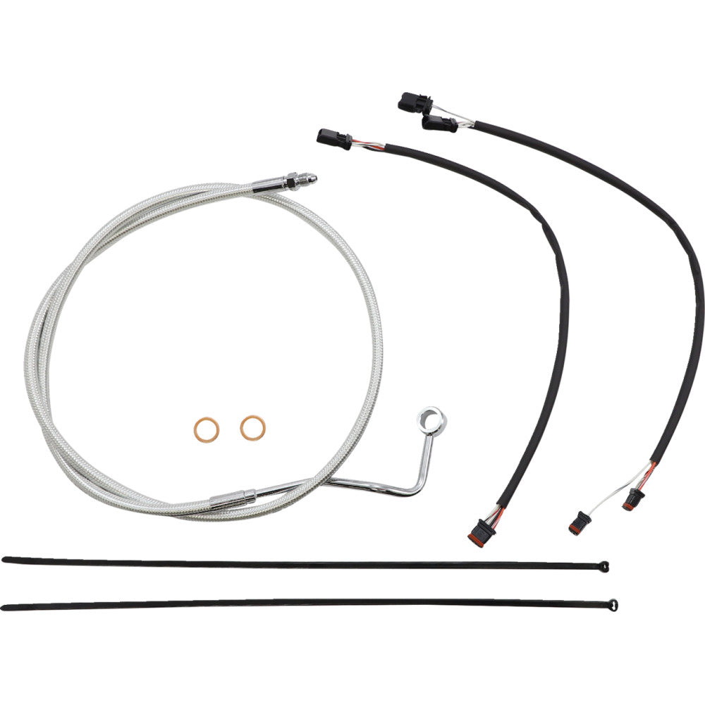 21-22 for Harley FLTRX MAGNUM Control Cable Kit Sterling Chromite II 18-20