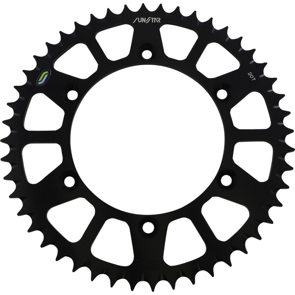 2001-2022 for Yamaha YZ 250 F SUNSTAR SPROCKETS Rear Sprocket 48 Tooth Black