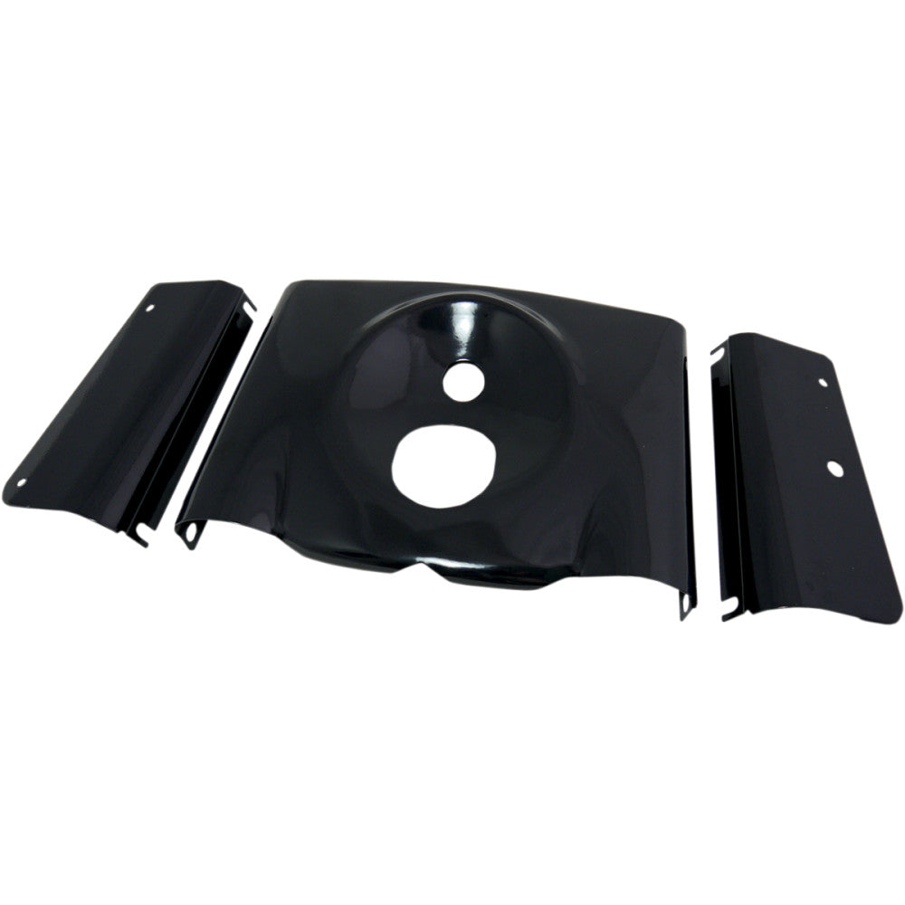 2012-2017 for Softail Slim FLS 3-Piece Fork Tins Gloss Black Smooth '86-'17 FLST