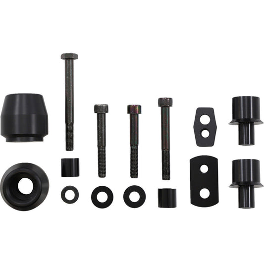 01-'06 for Honda CBR600F F4i VORTEX Frame Sliders V3 2.0 Mod Req Blk Hon