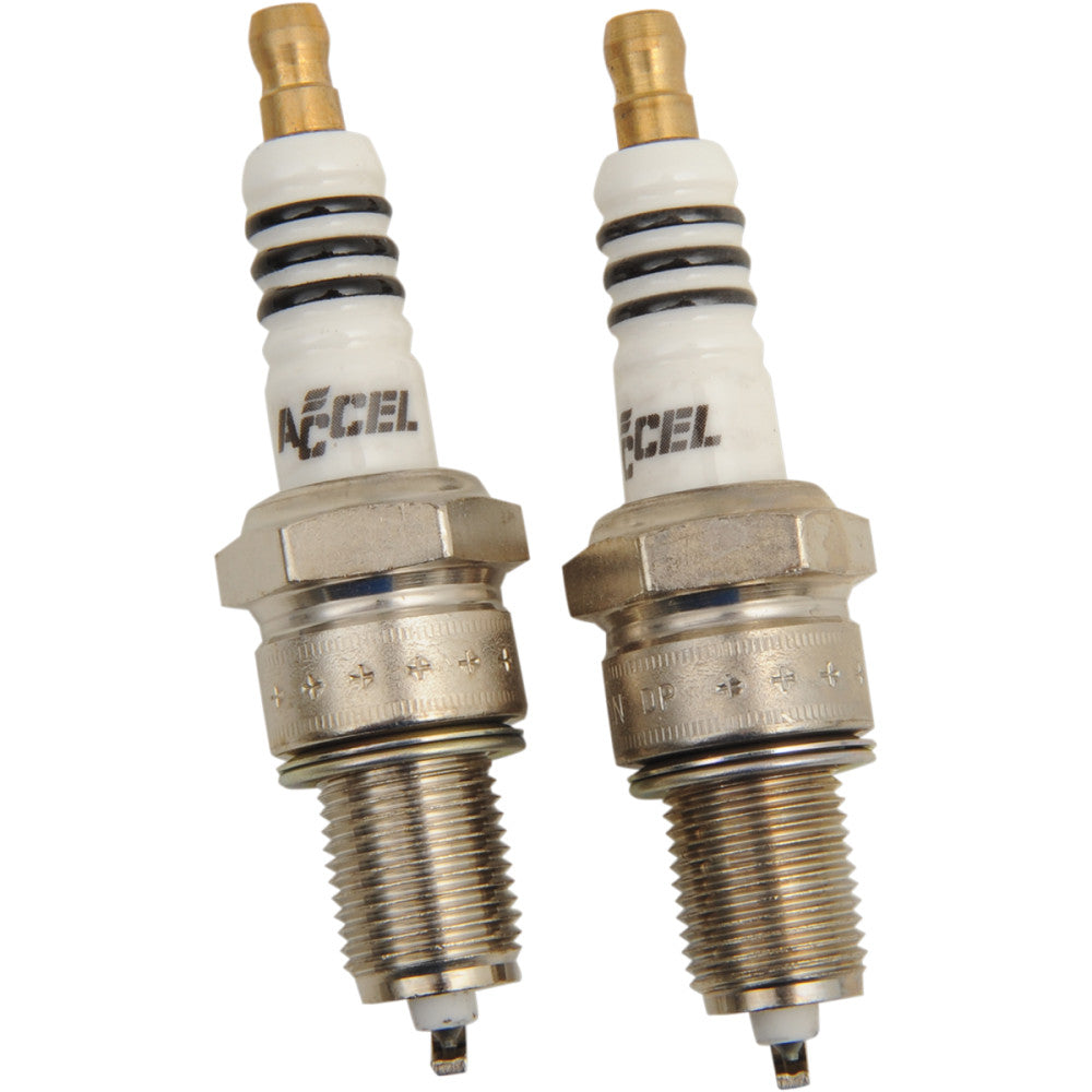 84-'99 for Harley FLHTC ACCEL Platinum Spark Plugs Evo High Performance 274-0164