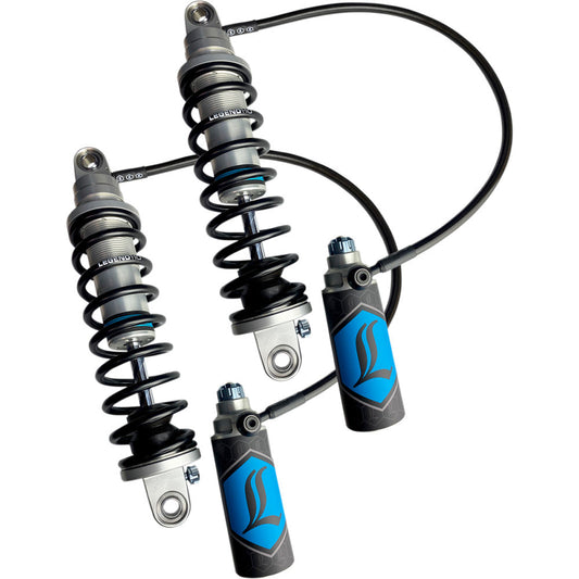 99-08 for Harley FL REVO ARC Remote Reservoir Shocks Clear 13" 1310-1927