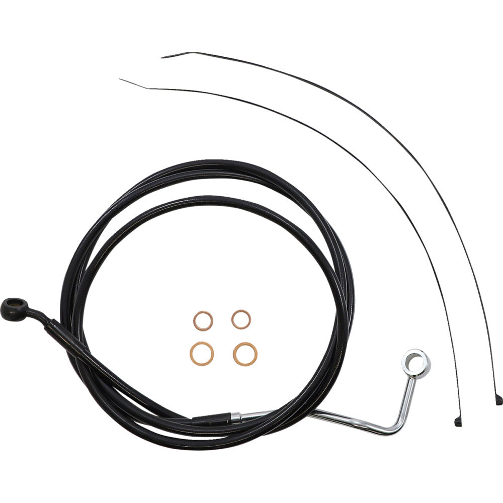 2021-2022 for Harley FLHR W/ABS MAGNUM Control Cable Kit XR Black 15-17