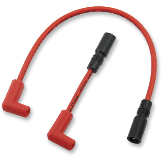 00-'17 for Harley FLSTC ACCEL Spiral Core Wire Set 8.0Mm Red 274-0149