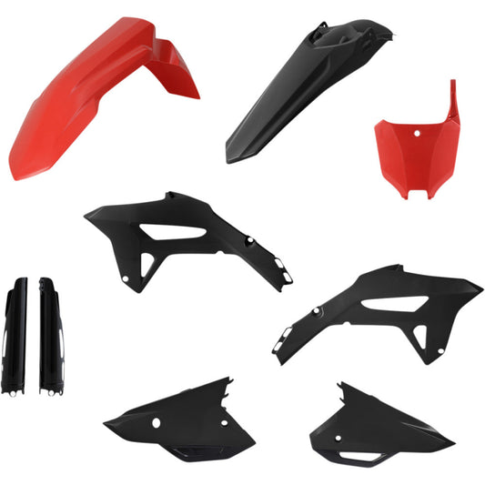 2021 for Honda CRF450R ACERBIS Full Replacement Body Kit Red/Black CRF450R
