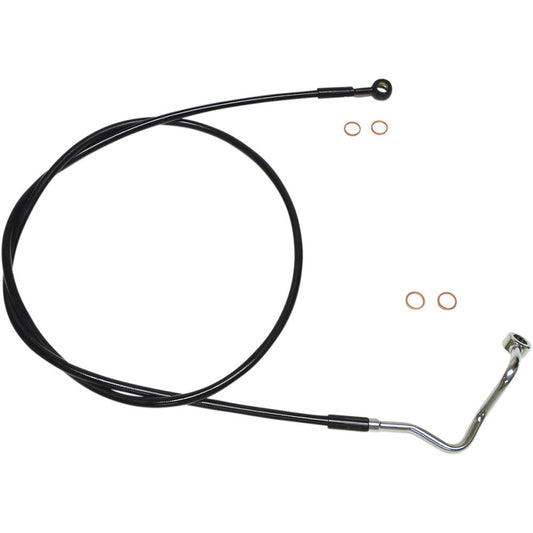 2019-2021 for Harley Tri Glide FLHTCUTG MAGNUM Brake Line Upper ABS Black SBB141