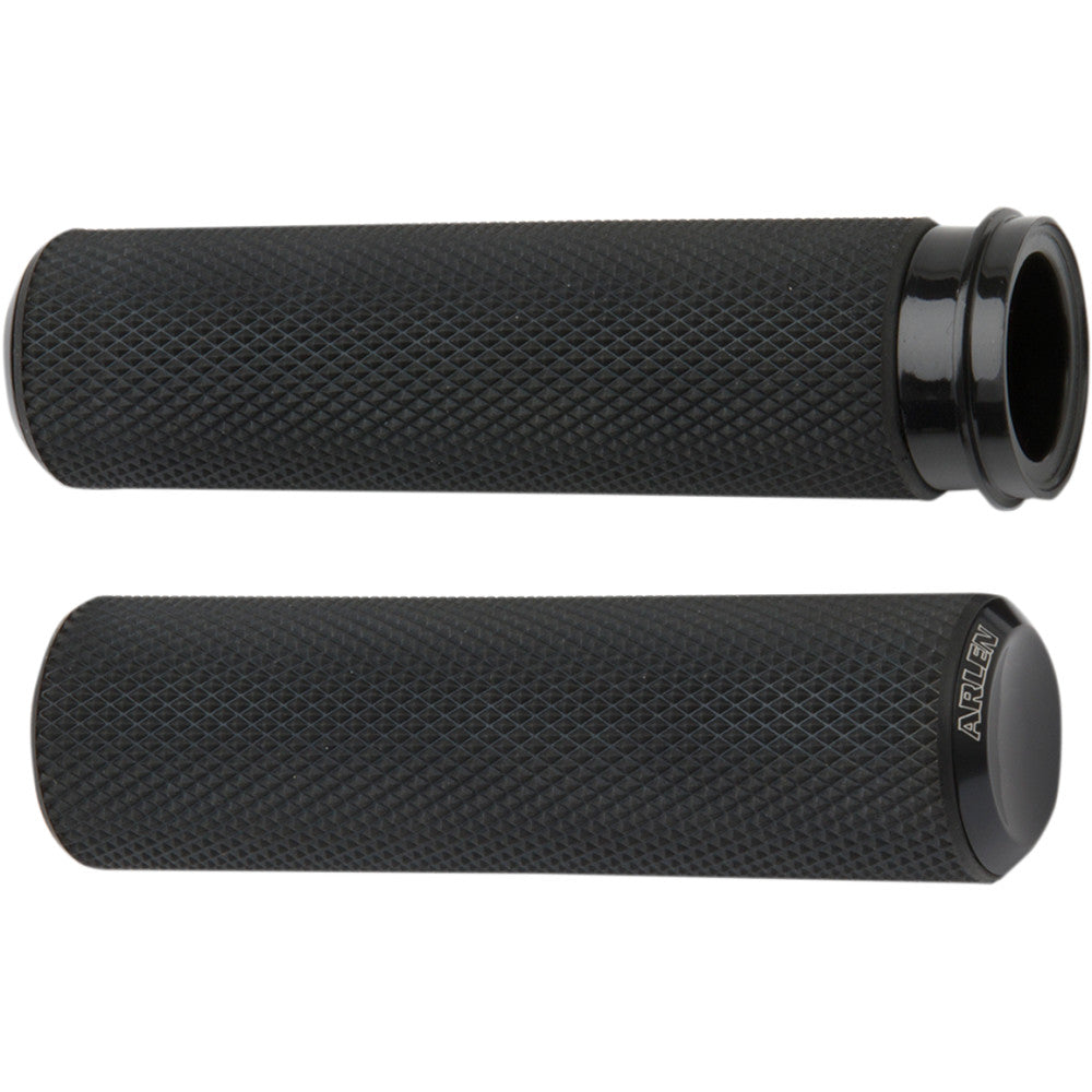2018-2021 for Harley Softail Slim FLSL ARLEN NESS Grips Knurled TBW Black 07-327