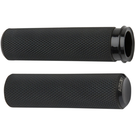 2018-2021 for Harley Softail Slim FLSL ARLEN NESS Grips Knurled TBW Black 07-327