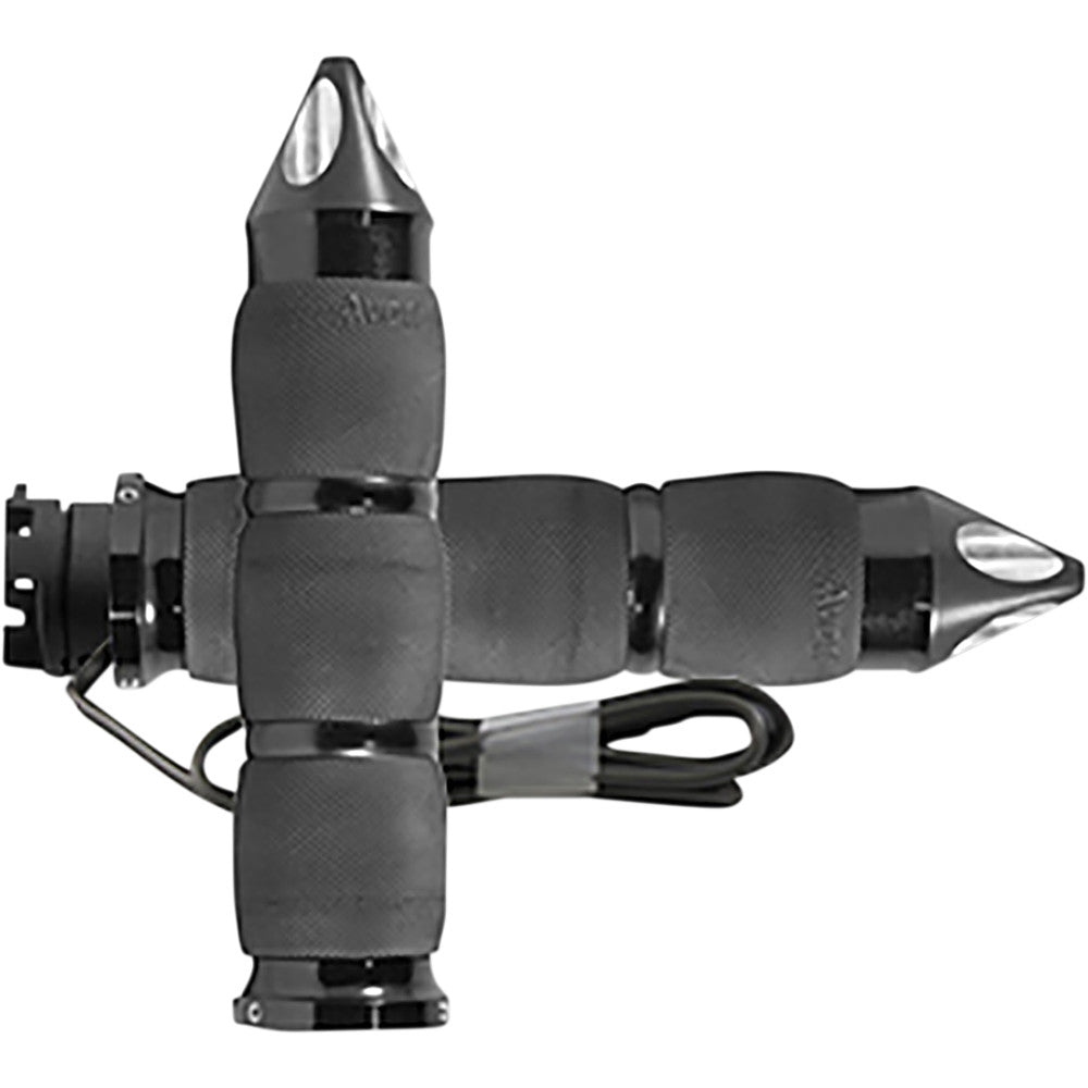 2015-2021 for Indian Scout AVON GRIPS Grips Heated Air Cushion Spike Black