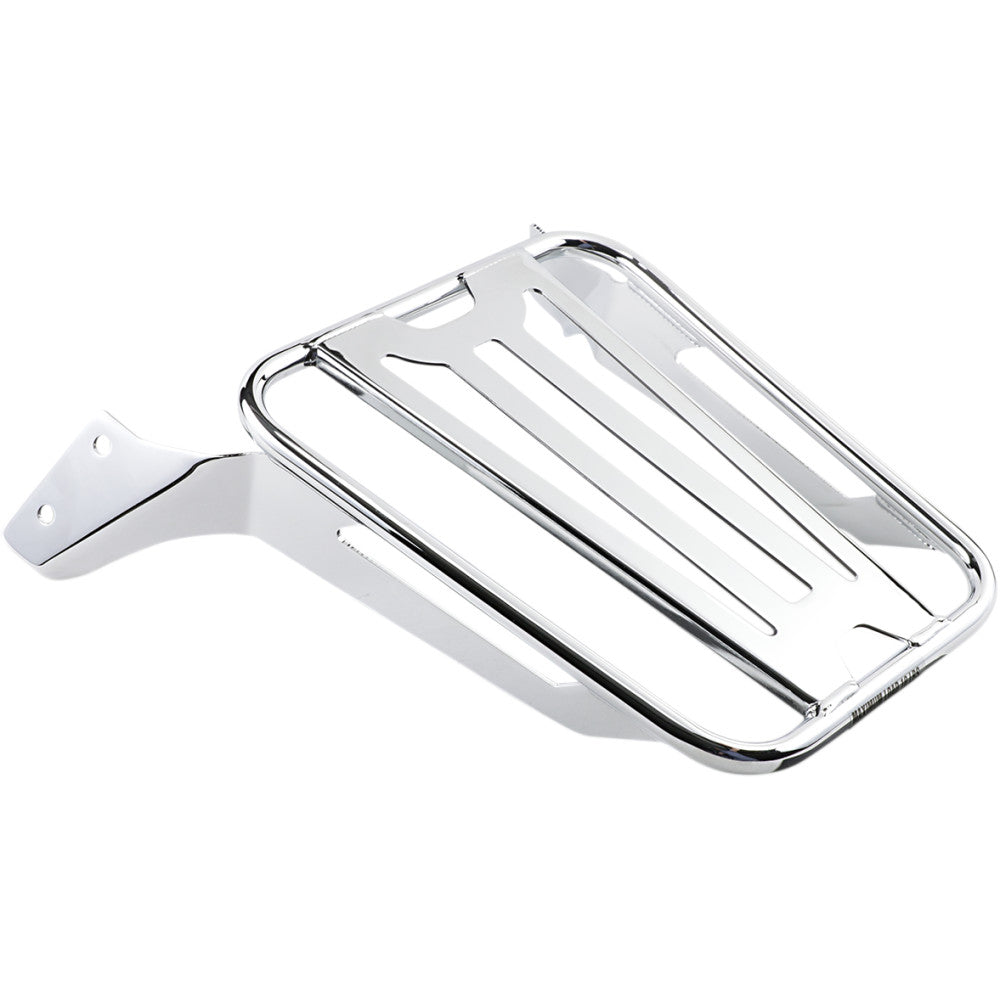 2018-2020 for Harley Softail Fat Boy 114 FLFBS Sissy Bar Luggage Rack Chrome Tub