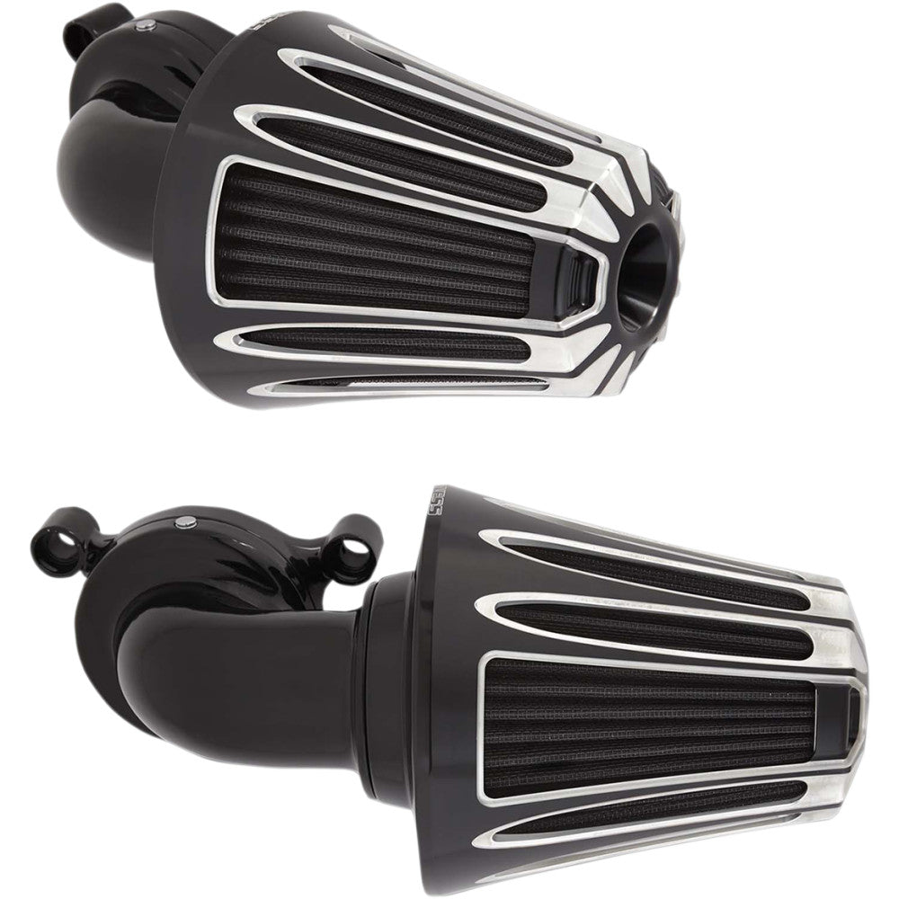 18-21 for Harley Softail Slim FLSL ARLEN NESS Deep-Cut Monster Air Cleaner Black