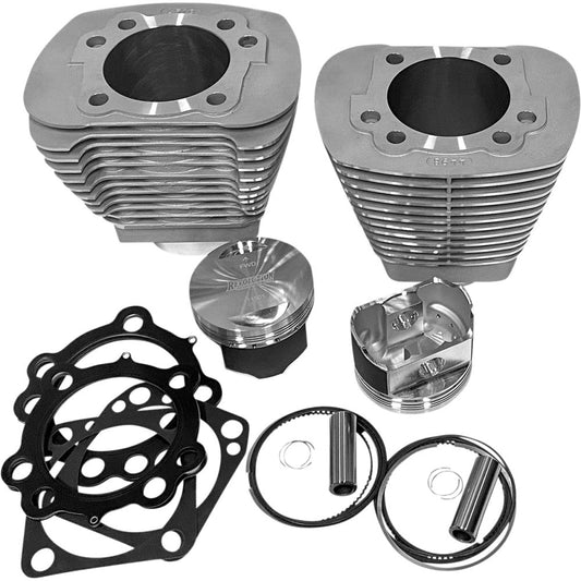 95-98 for Harley FLHTCI Cylinder Kit 85" Natural Silver RP201-213W