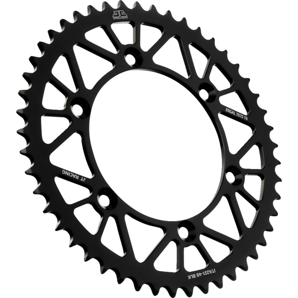 99-'21 for Yamaha YZ125 JT Rear Racelite Sprocket Alum 49T-520 Blk Hon/Yam