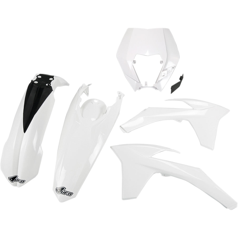 2012-2013 for KTM 150 EXC UFO Replacement Body Kit White/Black EXC KTKIT521047