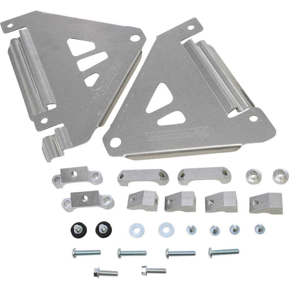 2017-2020 for Kawasaki KX 250 F WORKS CONNECTION Radiator Brace Silver 18-198