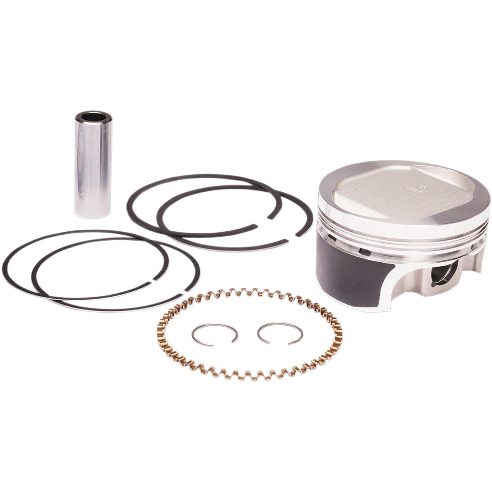 87, '90-'03 for Harley XLH883H Tracker Piston Kit 883 1200 Evo Sprtstr 9.5:1 Std