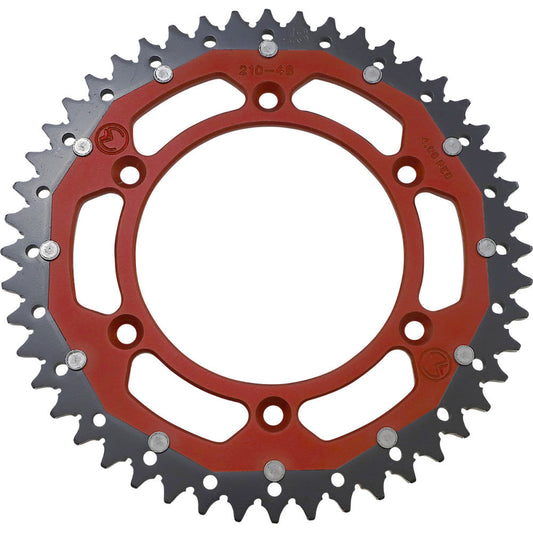 03-21 for Honda CRF150F MOOSE RACING Dual Sprocket Red 48 Tooth 1210-210-48-13X
