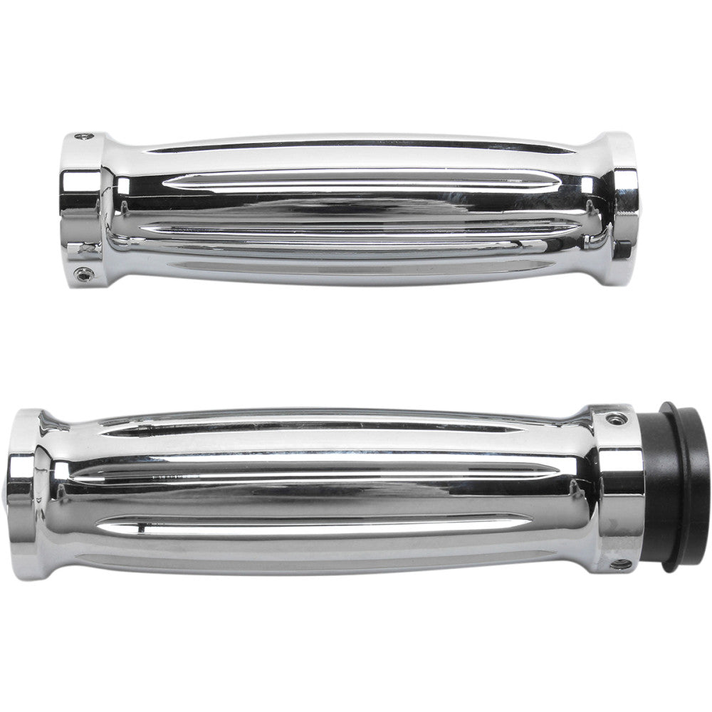 2008-2022 for Harley FLH/Touring Fly-By-Wire Grips Diamond TBW Chrome