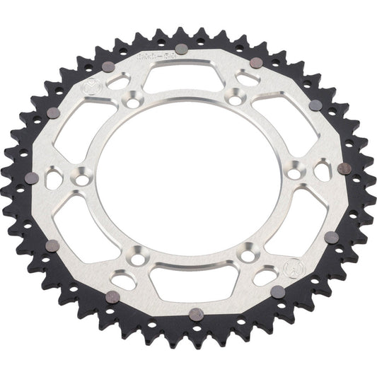 1980-2008 for Suzuki RM 125 MOOSE RACING Dual Sprocket Silver 50 Tooth