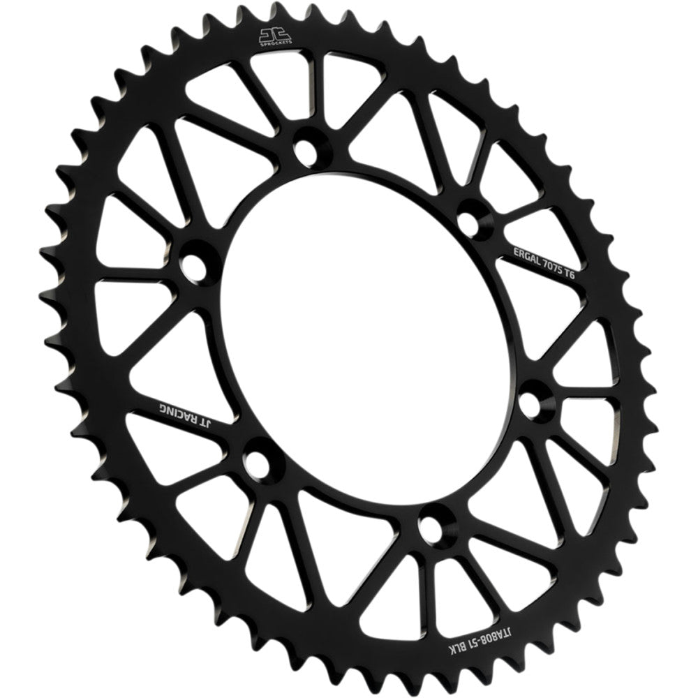 80-'08 for Suzuki RM125 JT Rear Racelite Sprocket Alum 51T-520 Blk Kaw/Suz