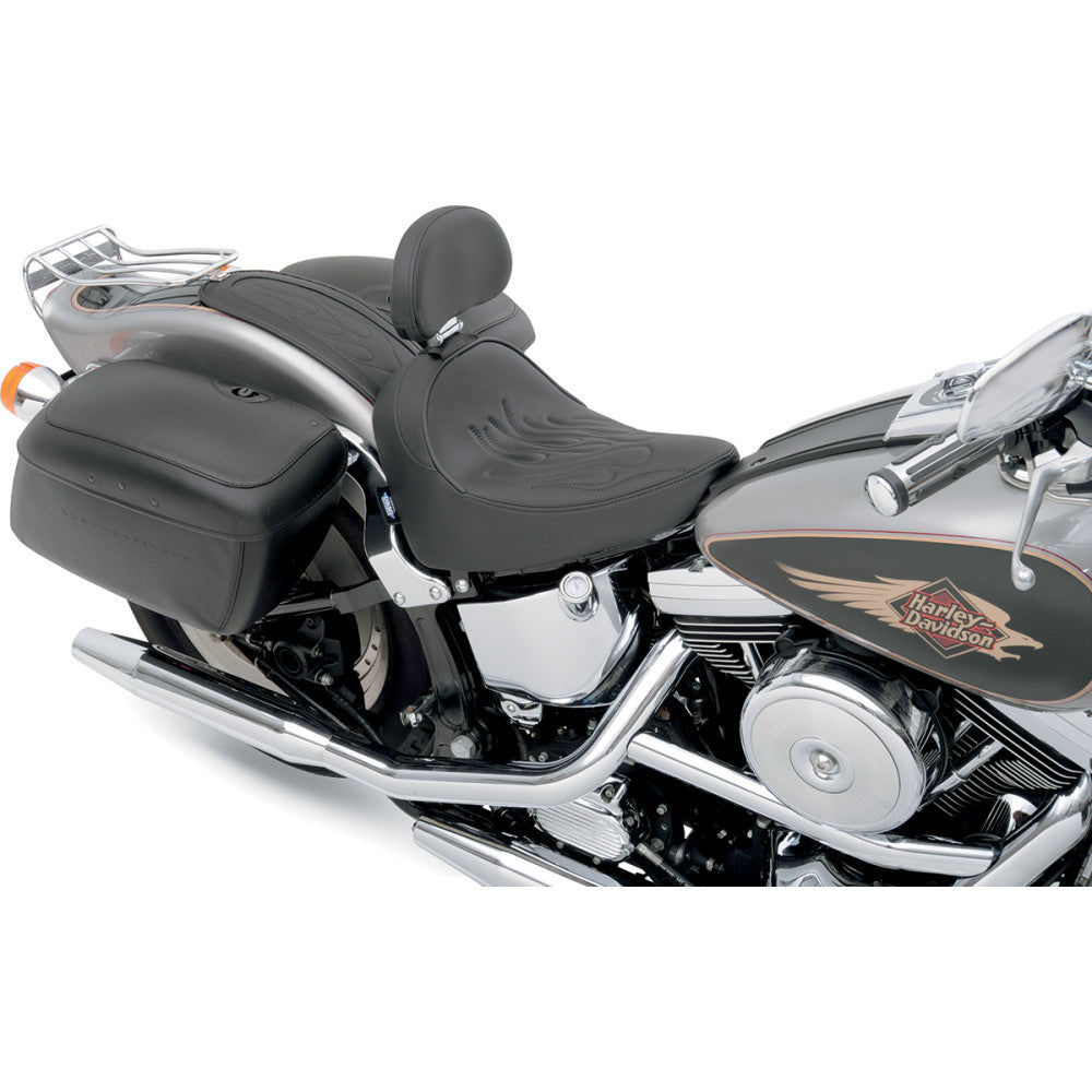 99-05 for Super Glide Sport FXDX Fender Skin Flame Stitched Automotive-Grade Vin