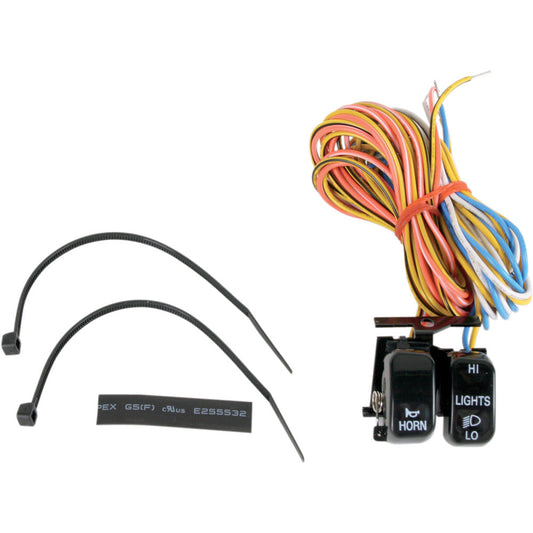 2010-2013 for Harley Sportster XLX DRAG SPECIALTIES Switch Kit Dimmer/Horn Black