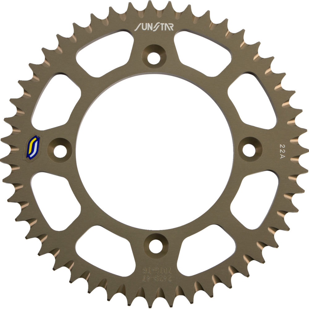 02-15 for Suzuki RM 85 SUNSTAR SPROCKETS Rear Sprocket 47-Tooth / Gold 5-242947