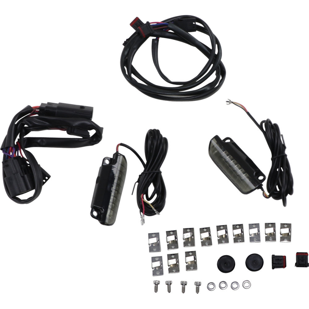 2013 for Harley CVO Road Glide FLTRXSE2 CUSTOM DYNAMICS Luggage Rack Light Bar S