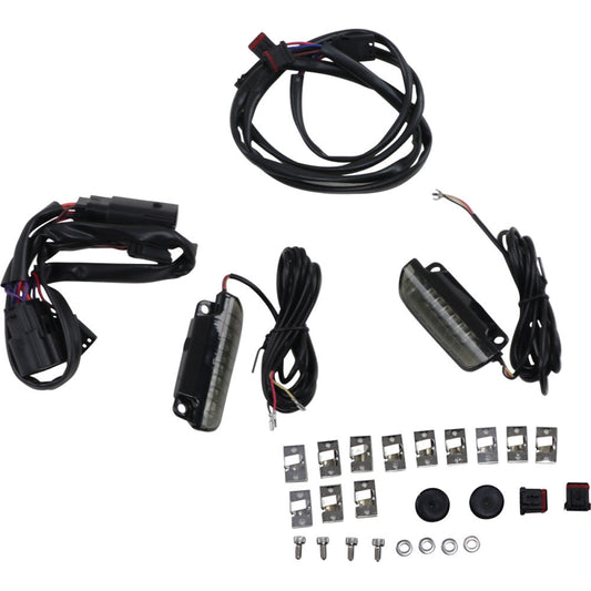 2013 for Harley CVO Road Glide FLTRXSE2 CUSTOM DYNAMICS Luggage Rack Light Bar S