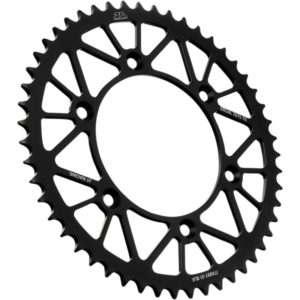 98-'21 for KTM 125 SX JT Rear Racelite Sprocket Alum 51T-520 Blk Hus/Husq/Ktm