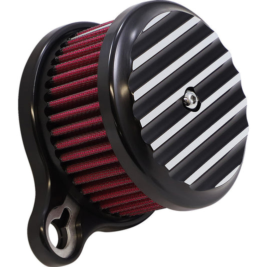 2009-2020 for Harley Iron 883 XLN JOKER MACHINE Fin Air Cleaner Black XL 10-202B