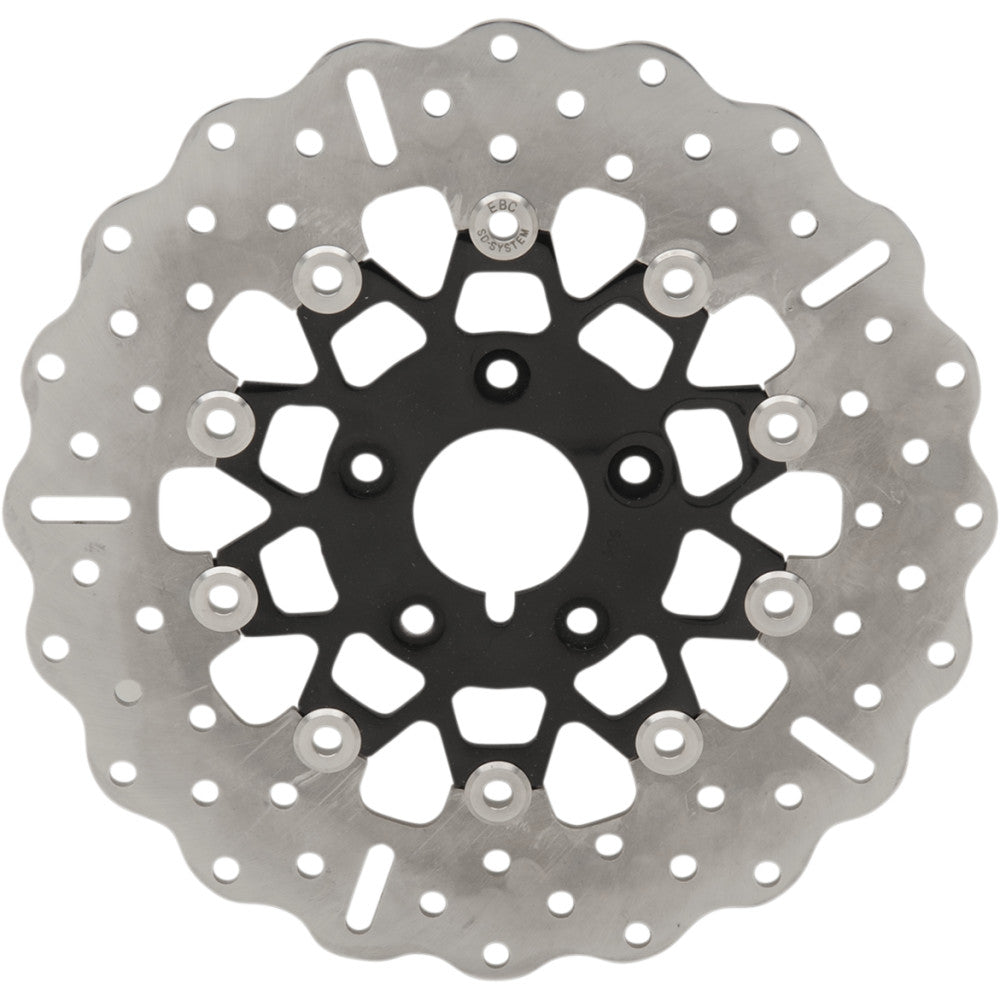 1997-1999 for Harley 883 Hugger XLH EBC Brake Rotor Black Carrier FSD026CBLK