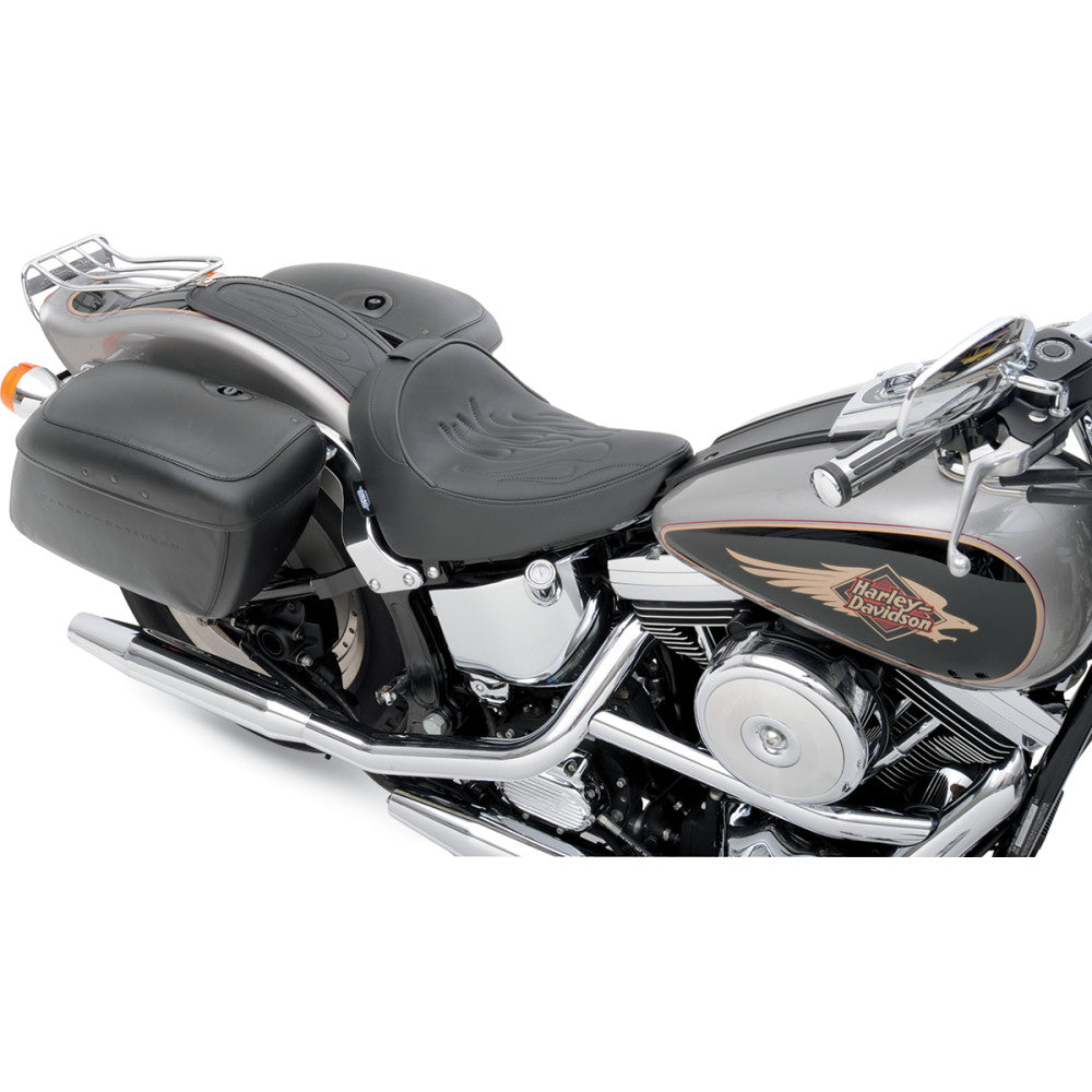 99-05 for Super Glide Sport FXDX Fender Skin Flame Stitched Automotive-Grade Vin