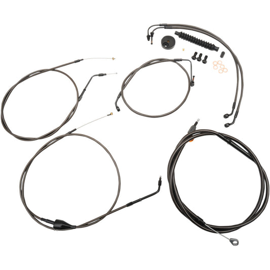 96-03 for Harley FLHR Cable/Brake Line Kit 15" 17" Ape hangers LA-8006KT-16M