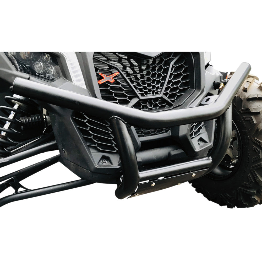 2017-2018 for Can-Am Maverick X3 Turbo R X RS Front Bumper Black Maverick