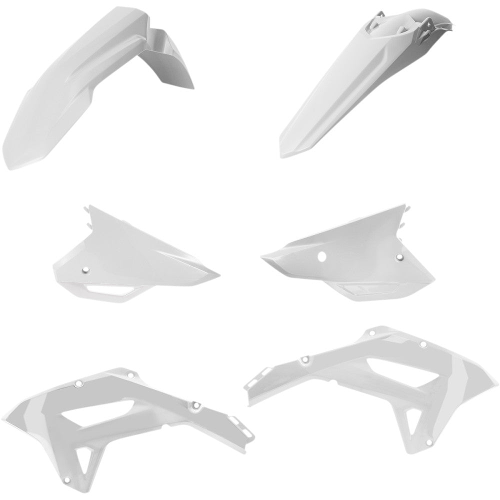 2021 for Honda CRF450RX ACERBIS Standard Replacement Body Kit White CRF450RX
