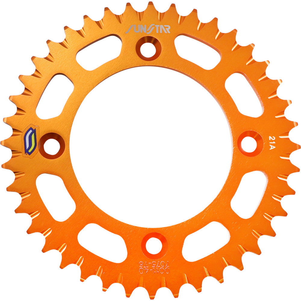 2014-2020 for KTM 50 SX Mini SUNSTAR SPROCKETS Rear Sprocket 40 Tooth Orange