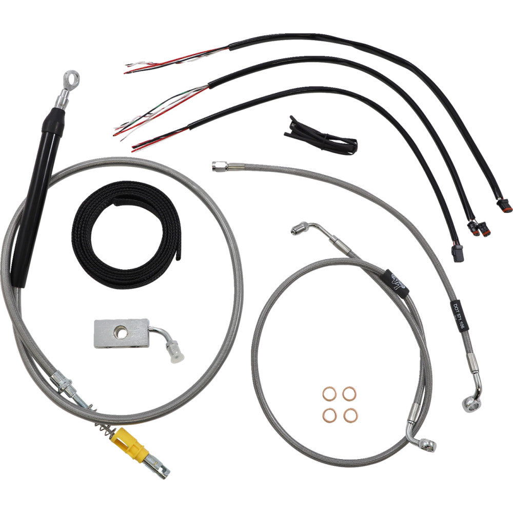 18-22 for Harley FXBB/FXBR ABS LA CHOP Cable Kit Complete 15-17