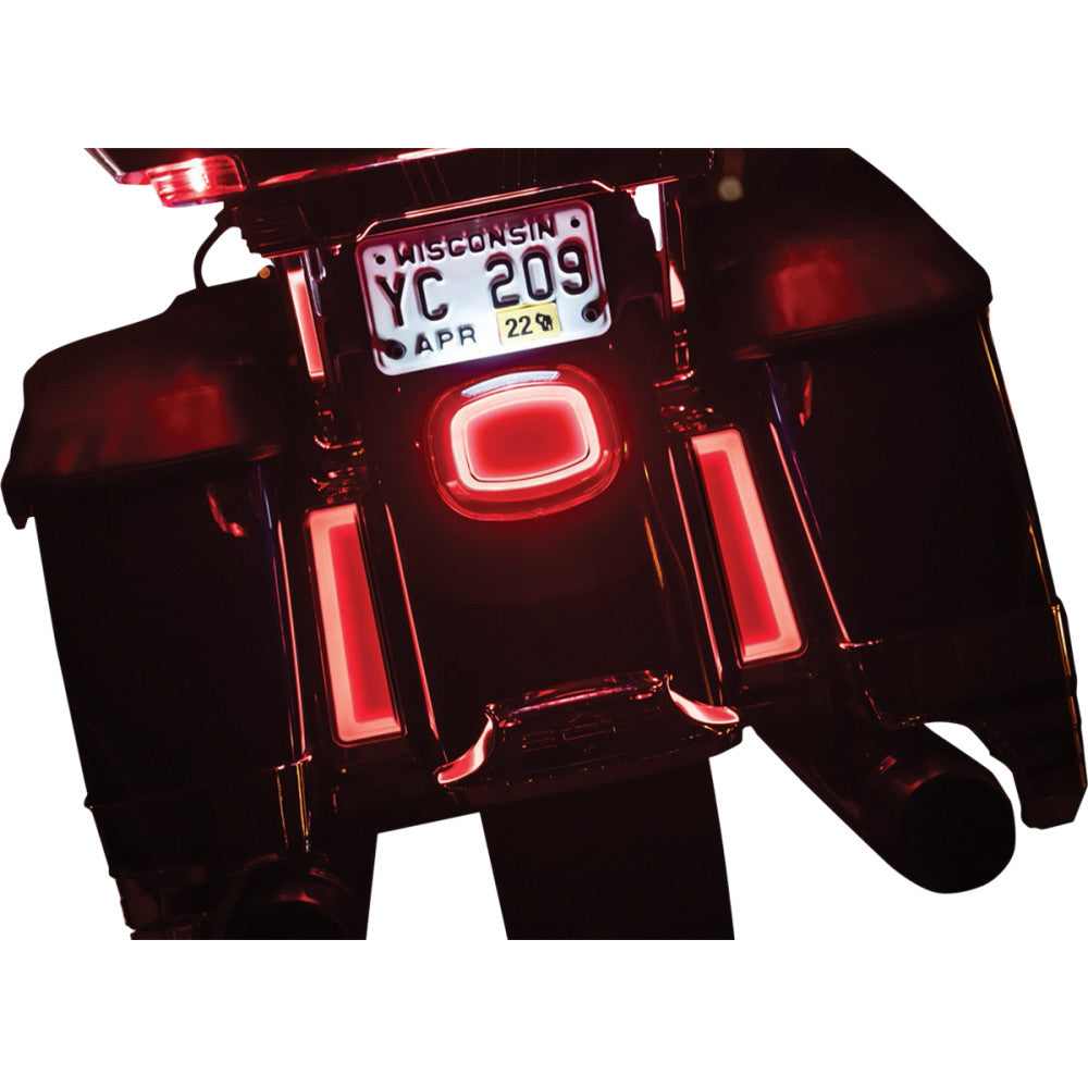 2011-2019 for Harley 883 SuperLow XLL KURYAKYN Taillight License Plate Light Red