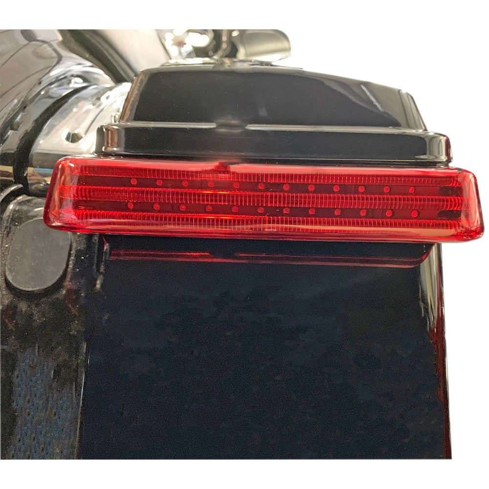2013 for Harley CVO Road King FLHRSE5 Saddlebag LED Lights Sequential Black/Red