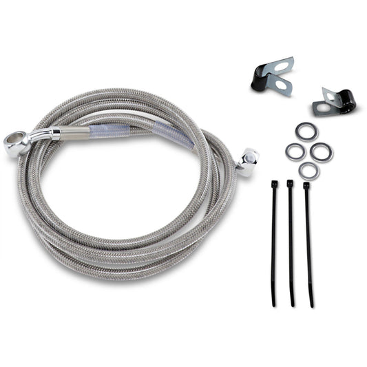 00-07 for Harley FXST Drag Specialties Extended Front Brake Line +4