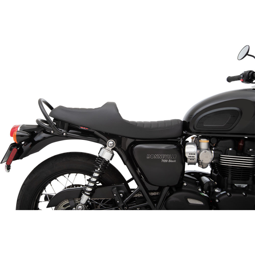 2016-2019 for Triumph Bonneville T120 Z1R Predator III Seat Black Vinyl Classic