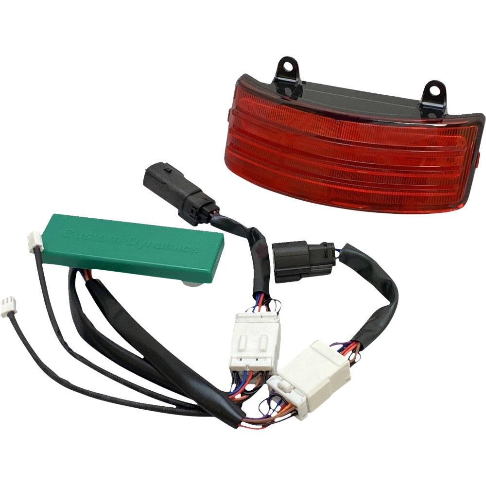 2010-2013 for Harley Road Glide Custom FLTRX Tribar Taillight '10-'13 Red