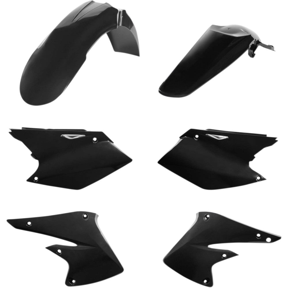 04-05 for Kawasaki KX 250 F ACERBIS Standard Replacement Body Kit Black KX250F