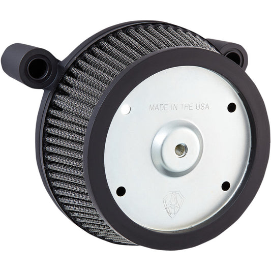 2008-2017 for Harley Fat Bob FXDF Synthetic Stage-1 Air Cleaner Black Twin Cam
