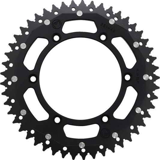 1999-2021 for Yamaha YZ 250 MOOSE RACING Dual Sprocket Black 49 Tooth