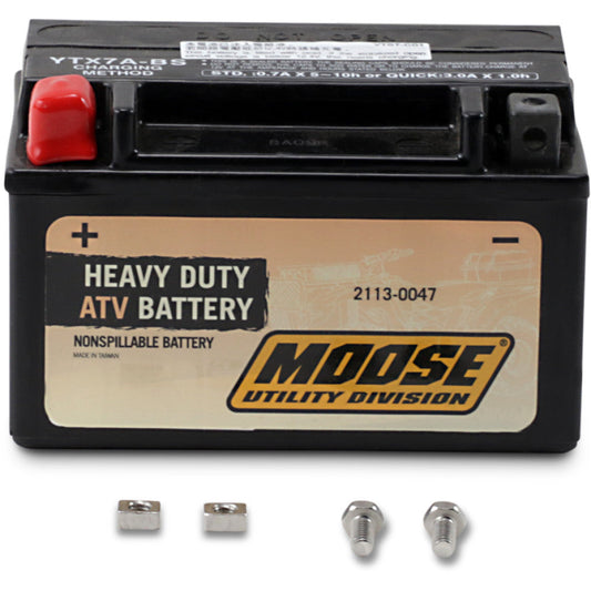 2007-2011 for Suzuki LT-Z 90 QuadSport MOOSE UTILITY AGM Battery YTX7A MOOM72X7A
