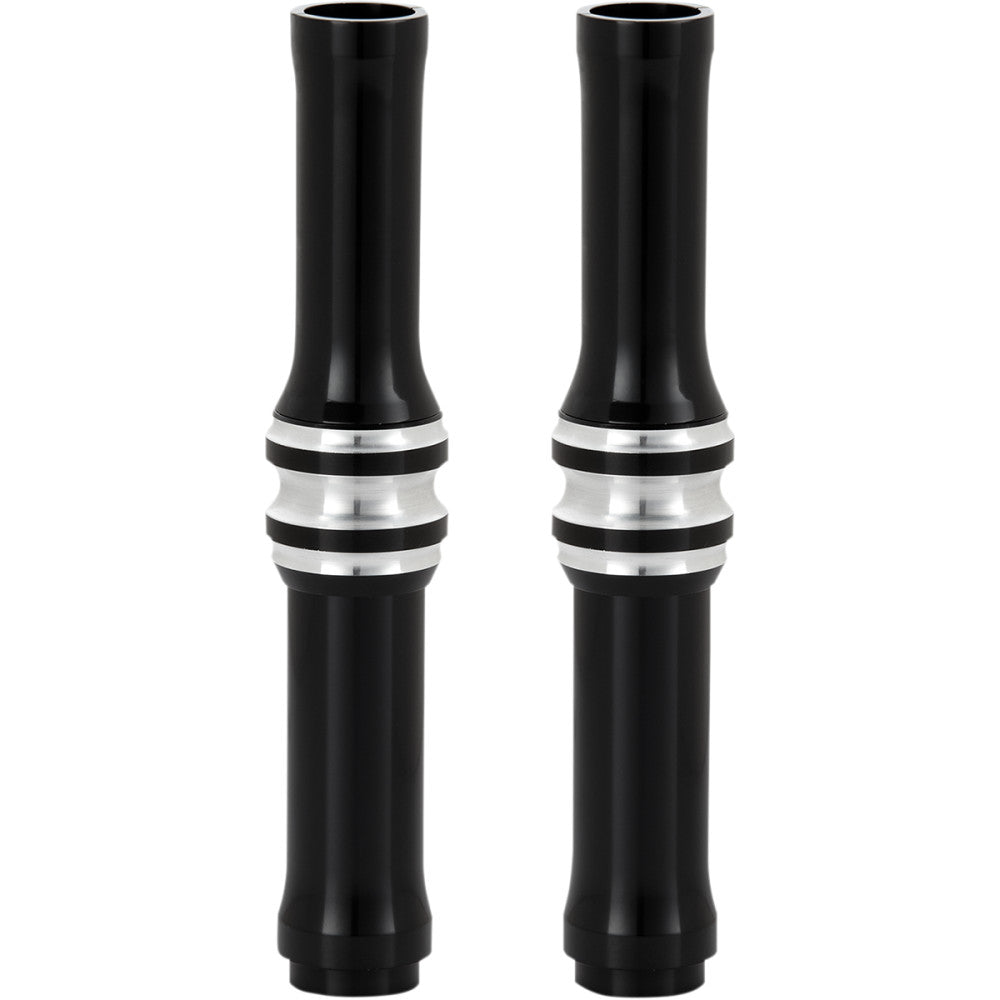 12-17 for Harley Softail Slim FLS ARLEN NESS 10 Gauge Pushrod Cover Black 03-633