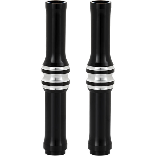 12-17 for Harley Softail Slim FLS ARLEN NESS 10 Gauge Pushrod Cover Black 03-633